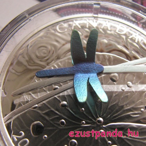 Nióbium szitakötő 3D 2017 1 uncia proof ezüst pénzérme Nióbium szitakötő 3D 2017 1 uncia proof ezüst pénzérme