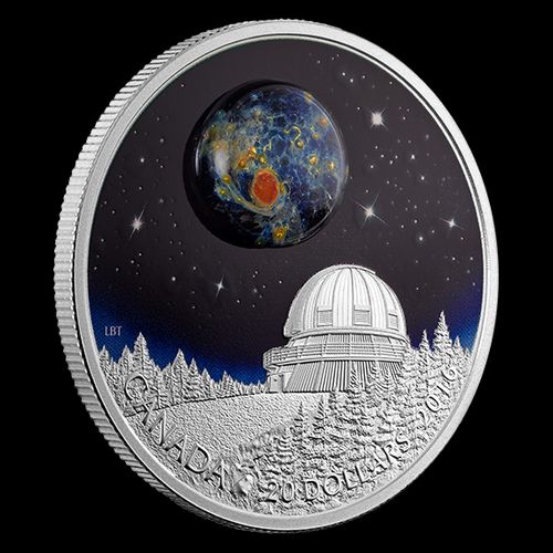 Univerzum 2016 1 uncia kanadai proof ezüst pénzérme boroszilikát üveggel