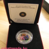 Murano-i üveg pillangó 1 uncia kanadai proof ezüst pénzérme Murano-i üveg pillangó 1 uncia kanadai proof ezüst pénzérme