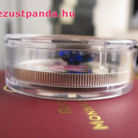 Murano-i üveg pillangó 1 uncia kanadai proof ezüst pénzérme Murano-i üveg pillangó 1 uncia kanadai proof ezüst pénzérme