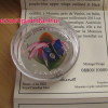 Murano-i üveg pillangó 1 uncia kanadai proof ezüst pénzérme Murano-i üveg pillangó 1 uncia kanadai proof ezüst pénzérme