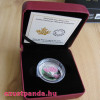 Murano-i üveg hernyó 1 uncia 2018 kanadai proof ezüst pénzérme Murano-i üveg hernyó 1 uncia 2018 kanadai proof ezüst pénzérme