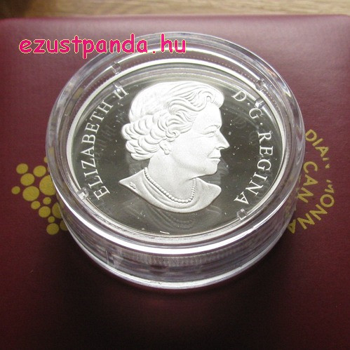 Murano-i üveg csiga 1 uncia 2016 kanadai proof ezüst pénzérme