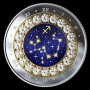 Csillagjegyek Nyilas 2019 proof ezüst pénzérme Swarovski kristályokkal