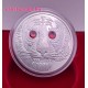 A világ szemei - A tigris ereje 20 EUR 2022 proof ezüst pénzérme Swarovski kristályokkal