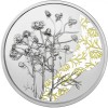 A virágok nyelvén - A kamilla 10 EUR 2023 proof ezüst pénzérme