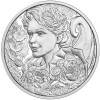 A virágok nyelvén - A pünkösdi rózsa 10 EUR 2024 proof ezüst pénzérme