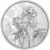 A virágok nyelvén - A pünkösdi rózsa 10 EUR 2024 ezüst pénzérme (normál veret)
