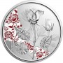 A virágok nyelvén - A rózsa 10 EUR 2021 proof ezüst pénzérme
