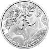 A virágok nyelvén - A rózsa 10 EUR 2021 ezüst pénzérme (normál veret)