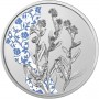 A virágok nyelvén - A nefelejcs 10 EUR 2023 proof ezüst pénzérme