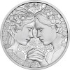 A virágok nyelvén - Az ibolya 10 EUR 2024 proof ezüst pénzérme