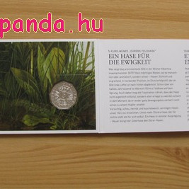 Dürer Mezei nyúl 5 EUR 2016 ezüst pénzérme