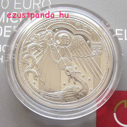 Angyalok - Mihály arkangyal 10 EUR 2017 proof ezüst pénzérme Angyalok - Mihály arkangyal 10 EUR 2017 proof ezüst pénzérme