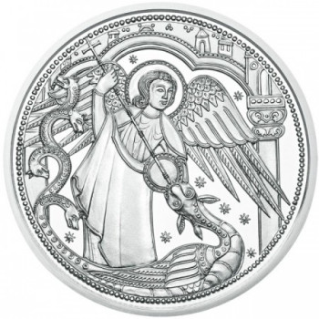 Angyalok - Mihály arkangyal 10 EUR 2017 ezüst pénzérme