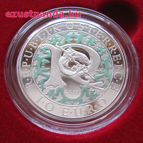 Angyalok - Rafael arkangyal 10 EUR 2018 proof ezüst pénzérme Angyalok - Rafael arkangyal 10 EUR 2018 proof ezüst pénzérme