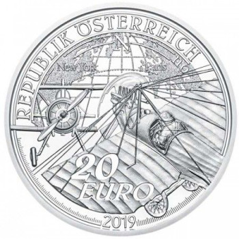 Az ég felé - A motoros repülés hajnala 20 EUR 2019 proof ezüst pénzérme Az ég felé - A motoros repülés hajnala 20 EUR 2019 proof ezüst pénzérme