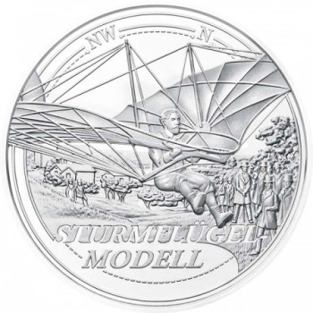 Az ég felé - A repülés álma 20 EUR 2019 proof ezüst pénzérme Az ég felé - A repülés álma 20 EUR 2019 proof ezüst pénzérme