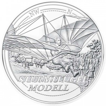 Az ég felé - A repülés álma 20 EUR 2019 proof ezüst pénzérme Az ég felé - A repülés álma 20 EUR 2019 proof ezüst pénzérme