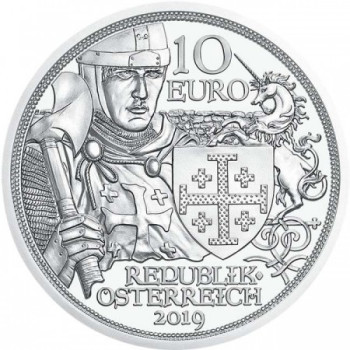 Sodronying és kard - Kalandvágy 10 EUR 2019 ezüst pénzérme