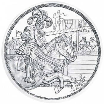 Sodronying és kard - Lovagiasság 10 EUR 2017 proof ezüst pénzérme