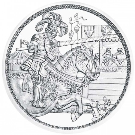 Sodronying és kard - Lovagiasság 10 EUR 2017 proof ezüst pénzérme