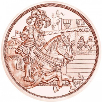 Sodronying és kard - Lovagiasság 10 EUR 2019 réz pénzérme