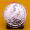 Mária Terézia tallér 1780 ezüst pénzérme hivatalos utánverete Mária Terézia tallér 1780 ezüst pénzérme hivatalos utánverete