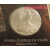 Mária Terézia tallér 1780 ezüst pénzérme hivatalos utánverete dísztokban