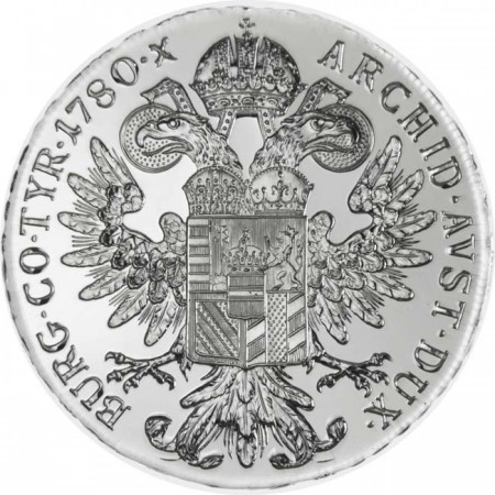 Mária Terézia tallér 1780 PROOF ezüst pénzérme, hivatalos utánveret