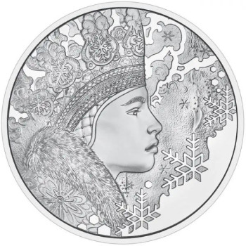 Hópehely 20 EUR 2023 osztrák proof ezüst pénzérme 