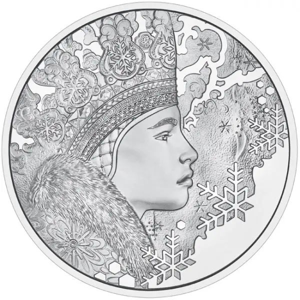 Hópehely 20 EUR 2023 osztrák proof ezüst pénzérme 