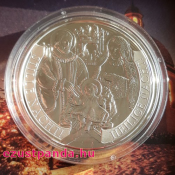 Csendes éj 20 EUR 2018 proof ezüst pénzérme