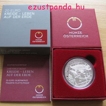 Kréta - Élet a szárazföldön 20 EUR 2014 proof ezüst pénzérme Kréta - Élet a szárazföldön 20 EUR 2014 proof ezüst pénzérme