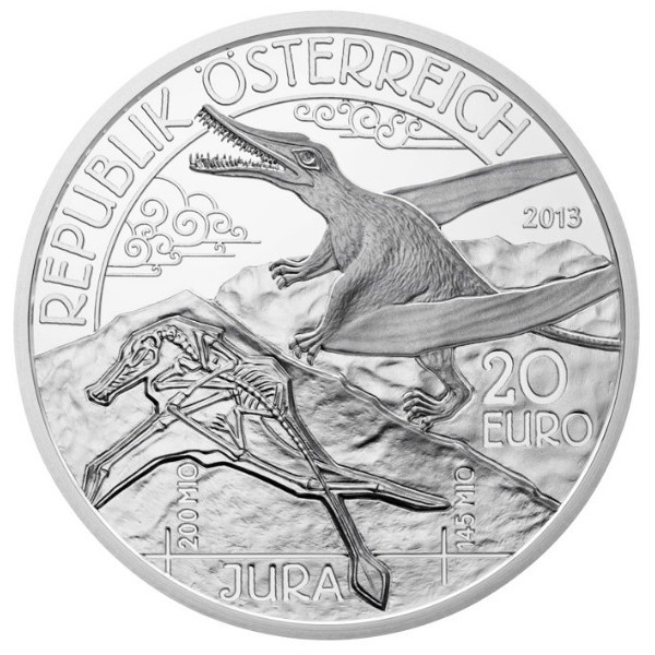 Jura - Élet a levegőben 20 EUR 2013 proof ezüst pénzérme
