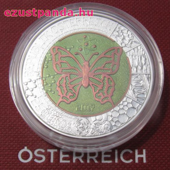      Mikrokozmosz (Mikrokosmos) 25 EUR 2017 ezüst-nióbium pénzérme