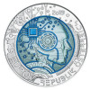 Mesterséges intelligencia 25 EUR 2019 ezüst-nióbium pénzérme