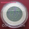 Antropocén (Anthropozän) 25 EUR 2018 ezüst-nióbium pénzérme Antropocén (Anthropozän) 25 EUR 2018 ezüst-nióbium pénzérme