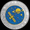 Kozmológia (Kosmologie) 25 EUR 2015 ezüst-nióbium pénzérme