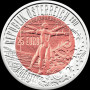 Robotika (Robotik) 25 EUR 2011 ezüst-nióbium pénzérme