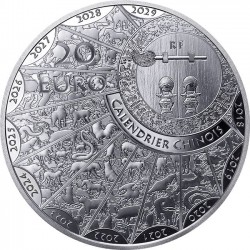 Ló éve 2026 francia 1 uncia 20 EUR proof high-relief ezüst pénzérme Ló éve 2026 francia 1 uncia 20 EUR proof high-relief ezüst pénzérme