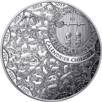 Ló éve 2026 francia 10 EUR proof ezüst pénzérme Ló éve 2026 francia 10 EUR proof ezüst pénzérme