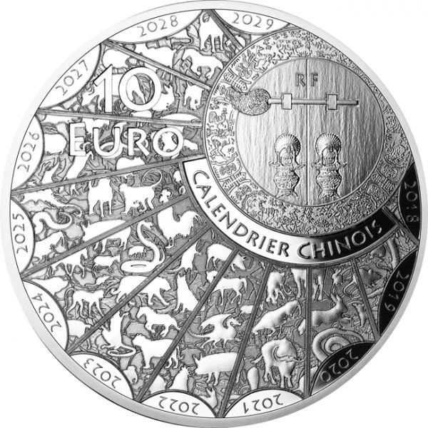 Nyúl éve 2023 10EUR francia proof ezüst pénzérme
