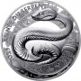 Kígyó éve 2025 francia 1 uncia 20 EUR proof high-relief ezüst pénzérme