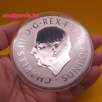 Maid Marian, Robin Hood szerelme 2023 brit 10 uncia 10 GBP ezüst pénzérme Maid Marian, Robin Hood szerelme 2023 brit 10 uncia 10 GBP ezüst pénzérme