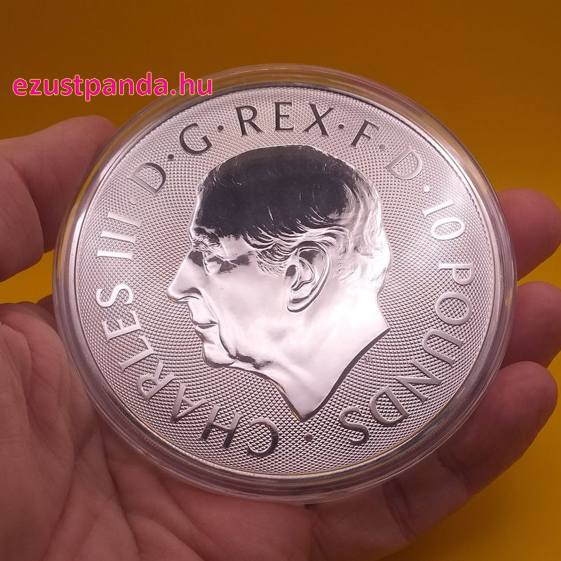 Maid Marian, Robin Hood szerelme 2023 brit 10 uncia 10 GBP ezüst pénzérme