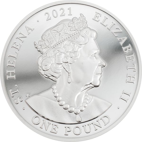 Napoleon Bonaparte 200. évforduló - St. Helena 2021 1 uncia ezüst pénzérme - CSAK 1821 PÉLDÁNY! Napoleon Bonaparte 200. évforduló - St. Helena 2021 1 uncia ezüst pénzérme - CSAK 1821 PÉLDÁNY!