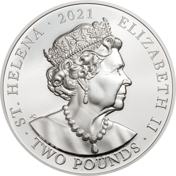 Napoleon Bonaparte 200. évforduló - St. Helena 2021 2 uncia piedfort ezüst pénzérme - CSAK 821 PÉLDÁNY! Napoleon Bonaparte 200. évforduló - St. Helena 2021 2 uncia piedfort ezüst pénzérme - CSAK 821 PÉLDÁNY!
