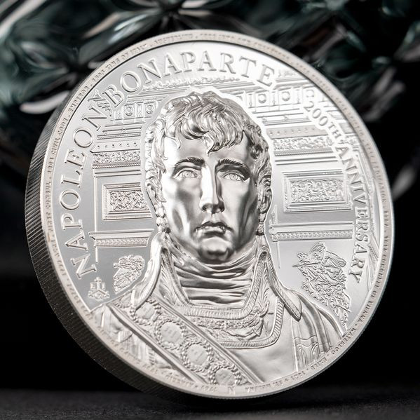Napoleon Bonaparte 200. évforduló - St. Helena 2021 2 uncia piedfort ezüst pénzérme - CSAK 821 PÉLDÁNY! Napoleon Bonaparte 200. évforduló - St. Helena 2021 2 uncia piedfort ezüst pénzérme - CSAK 821 PÉLDÁNY!
