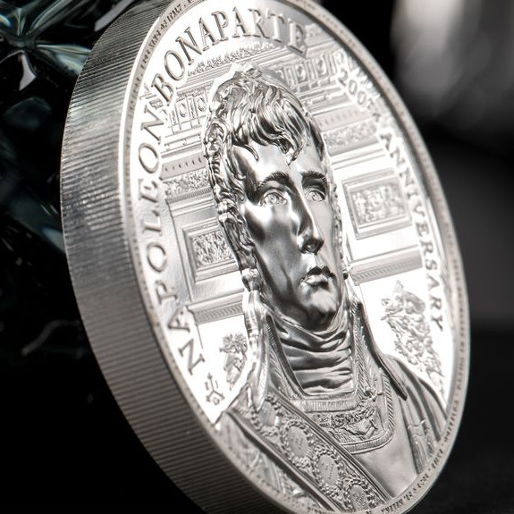 Napoleon Bonaparte 200. évforduló - St. Helena 2021 2 uncia piedfort ezüst pénzérme - CSAK 821 PÉLDÁNY! Napoleon Bonaparte 200. évforduló - St. Helena 2021 2 uncia piedfort ezüst pénzérme - CSAK 821 PÉLDÁNY!